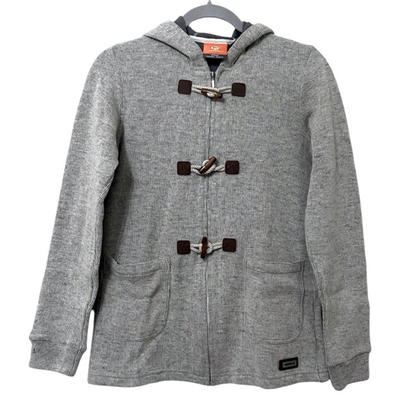 Merrell Hewes Performix Zippered Toggle Wool Hooded Sweater - Picture 1 of 8